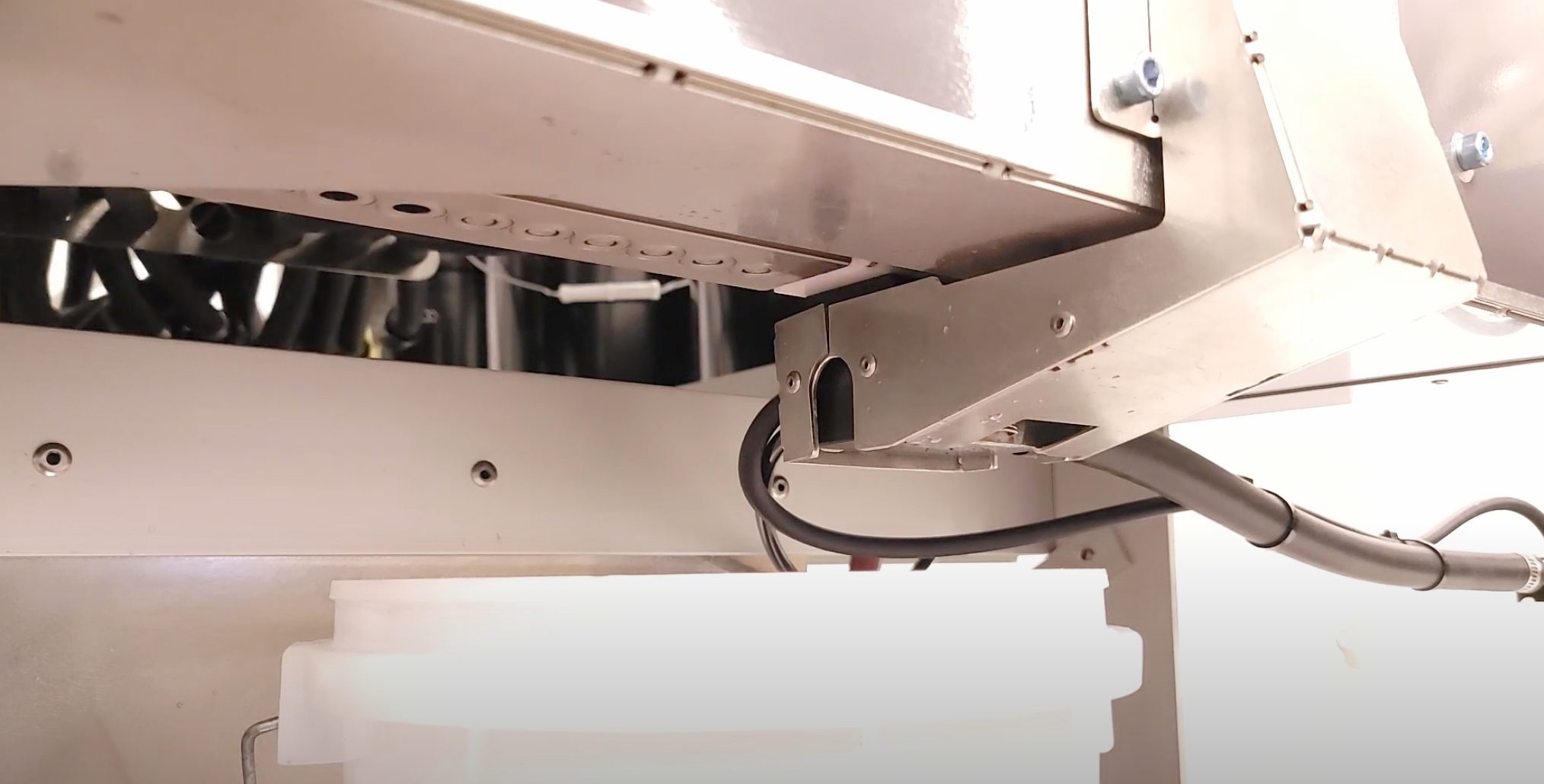 Close up of HMJ tech factory dispensing